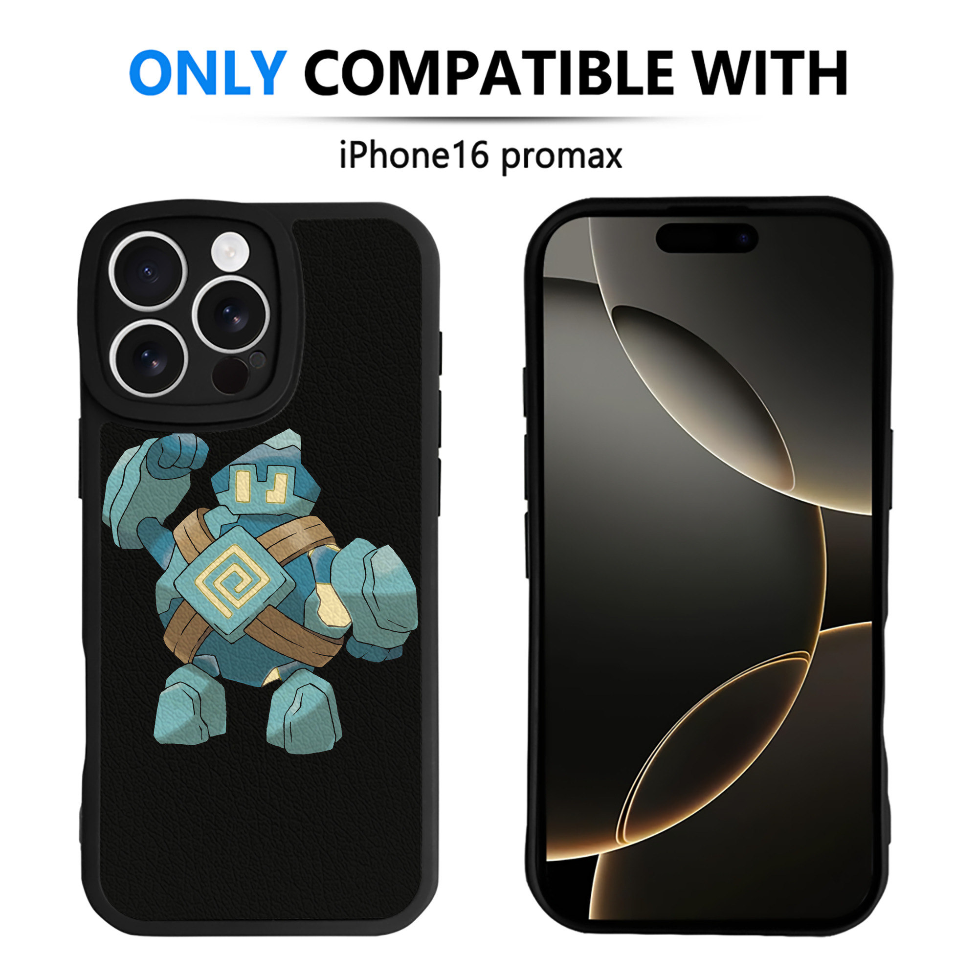 （画像用） ポケットモンスター Pokémon 【iPhone 16シリーズ対応】シリコンスマホケース（レザー調） 材質：シリコン